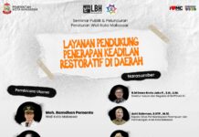 Pemkot Makassar Kolaborasi YLBHI-LBH Gelar Seminar dan Peluncuran Kebijakan Keadilan Restoratif