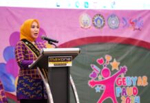 Gebyar PAUD 2024 Tingkat Provinsi Sulsel yang Dibuka Sofha Marwah Bahtiar Berlangsung Meriah