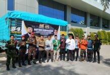 Andi Sudirman Melepas 60 Truk Bantuan untuk Daerah Bencana di Sulsel Dikoordinir ASS