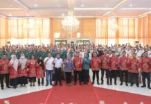 Silaturahmi di Halalbihalal, Indira Yusuf Ismail Ajak Tokoh Masyarakat Sinergi Sukseskan Program Pemerintah
