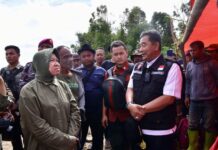 Lihat Medan Bencana yang Mengerikan, Mensos Risma Apresiasi Penanganan Bencana di Sulsel, Cepat Teratasi Karena Kompak