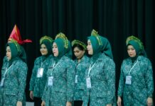 Lomba Padus HKG PKK ke-52 Nasional, TP PKK Kota Makassar Unjuk Suara di Solo