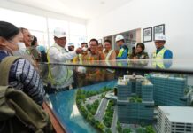 Progres Pembangunan RS OJK di CPI Makassar yang Rencana Akan Diresmikan Presiden Jokowi Sudah 78 Persen