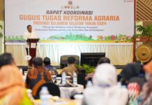 Pj Gubernur Bahtiar Harap GTRA di Sulsel Jadi Percontohan Nasional