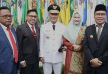 Walkot Danny Hadiri Pelantikan Pj Gubernur Prof Zudan Arif Fakrulloh