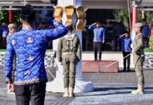 Upacara Pertama sebagai Penjabat Gubernur Sulsel, Prof Zudan Dorong Percepatan Transformasi Digital