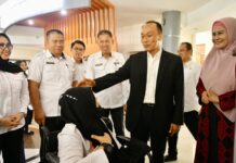 Dikunjungi Pj Gubernur Sulsel Prof Zudan, Staf dan Pasien RSKD Dadi Mengaku Senang