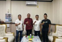 Panitia Muscab IKA-PMII Maros Temui Bupati dan Ketua DPRD serta Forkopimda