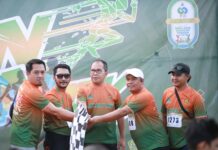 Wali Kota Danny Pomanto Melepas Ratusan Peserta Event Ansor Fun Run di Masjid Kubah 99*