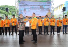 Untuk Membangun Rekonstruksi Sosial dan Membentuk Mitigasi Sosial, Wali Kota Makassar Danny Pomanto Kukuhkan Forum Dewan Lorong