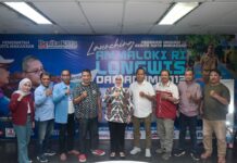 Momen Foto Bersama Bacalon Wali Kota, Indira Yusuf Ismail Bersama Redaksi Harian Berita Kota Makassar Fajar Grup