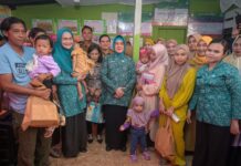TP PKK Sulsel dan Makassar Sinergi Tinjau Posyandu untuk Perangi Stunting