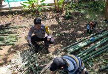 Siap Hadapi Lomba Tingkat Provinsi Sulsel, Warga Maros Gotong Royong Benahi Kelurahan Palantikang