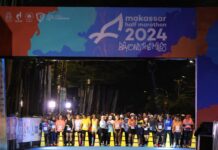 Peserta Pelari Internasional Asal Amerika, Afrika, Jerman dan Jepang Turut Meramaikan Half Marathon Makassar