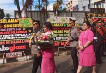 Jabat Wadir Resnarkoba Polda Sulsel, AKBP Yudhi Frianto Sedih dan Haru Diantar Kapolres Pelabuhan Makassar AKBP Restu Widjayanto
