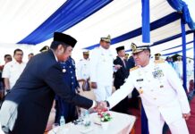 Hadiri Upacara Pelantikan Diktama TNI AL, Pj Sekda Makassar Harap Para Siswa Merawat Semangat dan Kedisiplinan