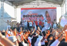 Senam Ininnawa, Warga Paccerakkang Raih Door Prize Umrah : Alhamdulillah Saya tak Tahu Mau Bilang Apa Hanya Terima Kasih