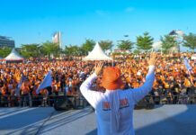 Indira Yusuf Ismail Dekatkan Diri dengan Warga Makassar Lewat Senam Ininnawa