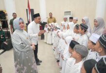 Ditengah Peserta Kafilah Festival Anak Sholeh Indira Yusuf Ismail Mengaku Bahagia dan Mengapresiasi Ustadz serta Ustadzah yang Telah Membimbing