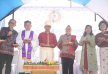 Indira Yusuf Ismail Serukan Kerukunan dan Penguatan Keimanan Umat di Pentahbisan Gereja KIBAID