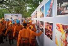 Pelajar SD-SMP Banjiri Pameran Foto di Penutupan F8 Makassar 2024