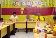 Sempat Bersitegang Rapat Pleno Pengusulan Nama Calon Pimpinan DPRD Digelar DPD II Partai Golkar Kabupaten Maros