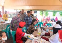 Ketua TP PKK Kota Makassar Indira Yusuf Ismail Pantau Pelayanan Kesehatan Lansia di Tamalanrea