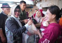 Tinjau Longwis Torrent dan Serahkan Bantuan Sosial, Indira Ingatkan Pentingnya Kesehatan dan Kesejahteraan
