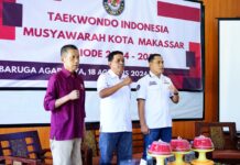 Ketua KONI Ahmad Susanto Apresiasi Muskot Digelar Pengurus Taekwondo Indonesia Kota Makassar