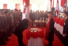 Rapat Paripurna Pengucapan Sumpah dan Janji 35 Anggota DPRD Maros di Gelar di Pallantikang, Pimpinan Sementara: Tunggu Ketua Definitif