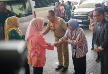 Indira Yusuf Ismail Dampingi Iriana Jokowi dan Anggota OASE KIM Edukasi Pelajar Makassar Terkait Bahaya Narkoba