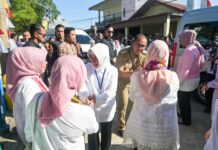 Iriana Jokowi Kunjungi Posyandu Asoka 7A, Dorong Peningkatan Layanan Kesehatan Ibu dan Anak di Makassar