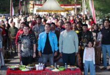 Pesta Rakyat HUT Kemerdekaan RI Digelar Pemuda Kakatua III Mamajang Diapresiasi Ketua TP PKK Makassar
