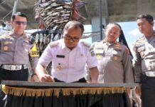 Resmikan Tugu Knalpot Brong, Wali Kota Danny Pomanto Sebut Kapolrestabes Makassar Kombes Pol Mokhammad Ngajib Sangat Kreatif