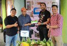 Momen Pengurus PFI Makassar Kunjungi IJTI Sulselbar dan Beri Kado Ulang Tahun ke-26