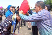 Kedatangan KSAL Laksamana TNI Muhammad Ali Disambut Wali Kota Danny Pomanto-Ketua TP PKK Makassar Indira Yusuf Ismail