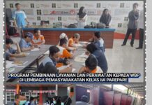 Lapas Parepare Komitmen Laksanakan UU 45 Tentang HAM dengan Menyediakan Layanan Wartelsuspas kepada WBP