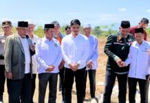 Antusias Masyarakat Tanralili Maros Sambut Peletakan Batu Pertama Pondok Pesantren Ashsadiq DDI Kurusumange