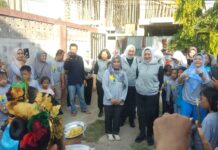 Berkunjung ke Sekretariat KOADS Sulsel, Ketua Persit KCK PD XIV Hasanuddin Serukan Ibu-ibu untuk Semangati Anaknya