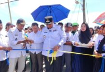 Setahun Tak Dilewati Setelah Ablas, Kini Jembatan Rea rea Diresmikan Bupati Maros Chaidir Syam