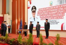 Pj Gubernur Sulsel, Prof Zudan Lantik Andi Arwin Sebagai Pjs Wali Kota Makassar dan 3 Pejabat Lainnya Sebagai Pjs Bupati