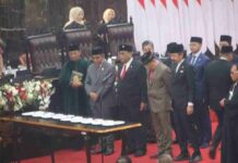 Ahmad Muzani dan Para Wakil Ketua MPR Resmi Ditetapkan