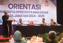 Orientasi Anggota DPRD 2024-2029, Pjs Wali Kota Makassar Harap Sesuai Tujuan Lebih Profesional dan Berintegritas