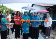 Pj. Ketua TP PKK Sulsel Tinjau Langsung Kegiatan Pemberdayaan Masyarakat di Lorong PKK Mangasa