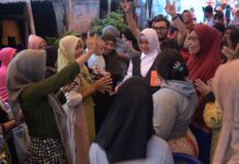 Lansia dan Emak-emak Kelurahan Tamarunang Satukan Sikap untuk Dukung INIMI di Pilwalkot Makassar