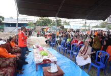 Cagub Sulsel Nomor Urut 1 Disambut Thomas Sidrap, Danny Bahagia Ikut Upacara Panen Raya