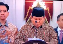 Umumkan Susunan Kabinetnya, Presiden Prabowo Beri Nama Kabinet Merah Putih, Mayor Teddy jadi Seskab