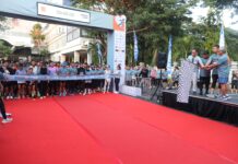 Olahraga untuk Kesehatan dan Amal, Pjs Wali Kota Makassar Andi Arwin Azis Lepas dan Ikuti Road to Give 2024