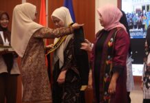 Pjs Ketua TP PKK Makassar Andi Tenri Anna Dikukuhkan sebagai Bunda FAD Makassar 2024-2025