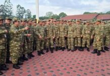 Berseragam Loreng Lengkap, Anggota Kabinet Merah Putih Jalani Penggemblengan di Lembah Tidar